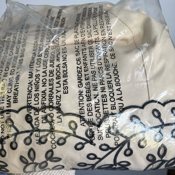 NWT Anthropologie Color: Eyelet Decor  Crop Trench Coat Jacket, size 1X - Picture 13 of 14